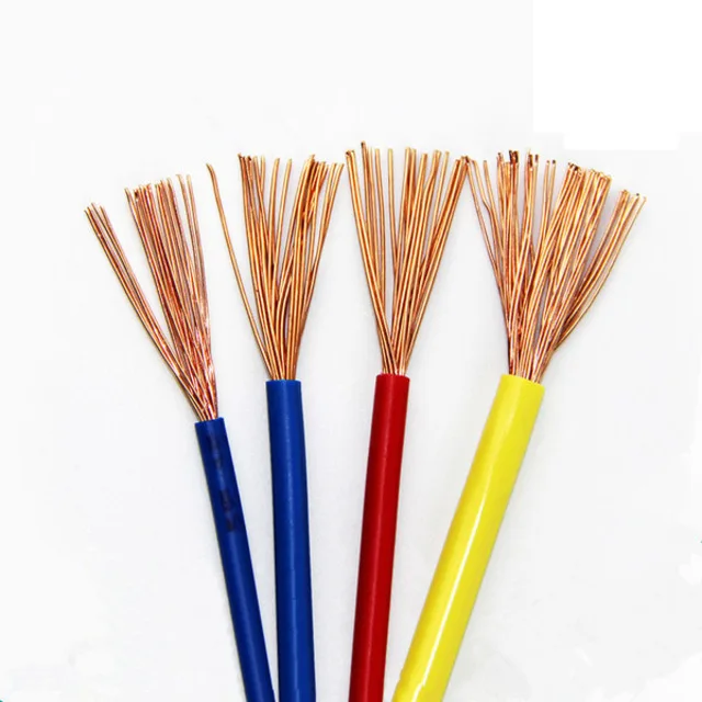 Factory custom RV single core copper wire cable with PVC insulation