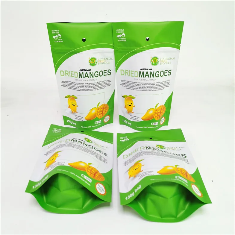 1磅食品包装袋种子箔聚酯袋立起干果带圆孔的干果拉链包装袋 - buy 1