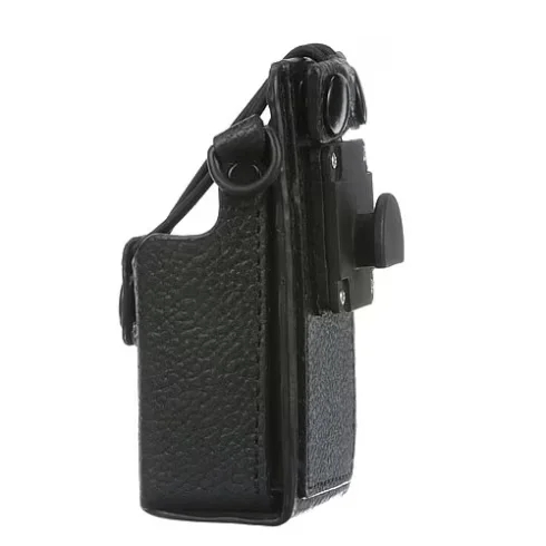 Motorola BPR40 Portable Radio Hard Leather Carry Case Walkie Talkie Accessory & Part
