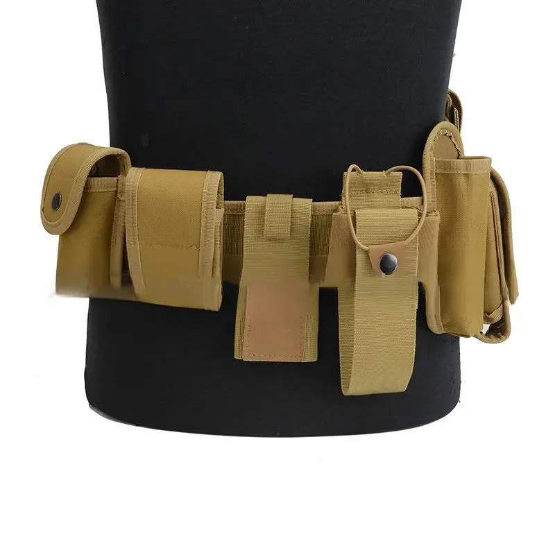 Tactical Belt Training Duty Security Equipment Accessories Waist Bag Multi-functional Nylon Waterproof Tactic Waist Belt