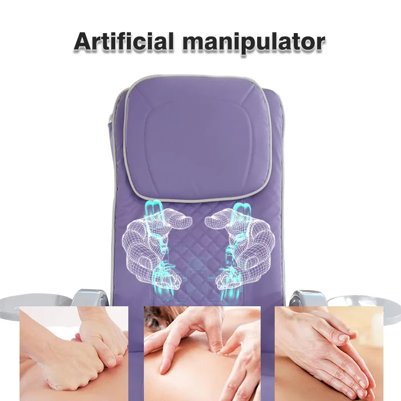 Purple Multifunctional Electric Spa Foot Massage Pedicure Chair Customizable Color Drainage Pump 7-Color LED Lamp Plastic