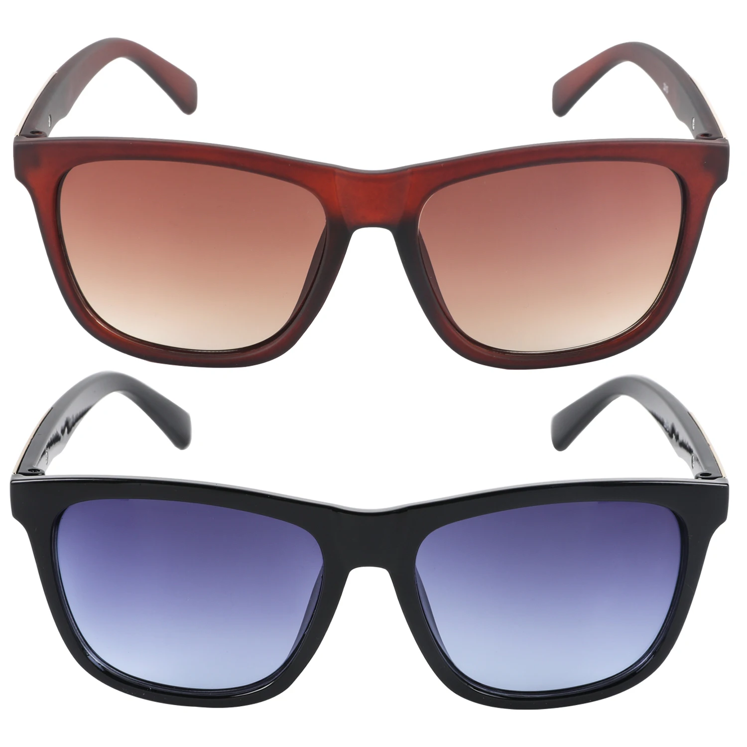 Men's Personality Large Frame Sunglasses Square Full Frame Travel