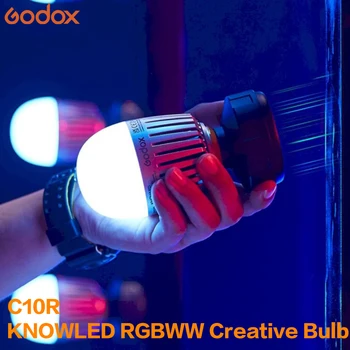 Godox KNOWLED C10R 12W RGBWW Smart Bulb CCT Range 2000K-10000K Videography App Compatible for Wireless Control Without Battery detail image