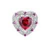 open size Red corundum ring