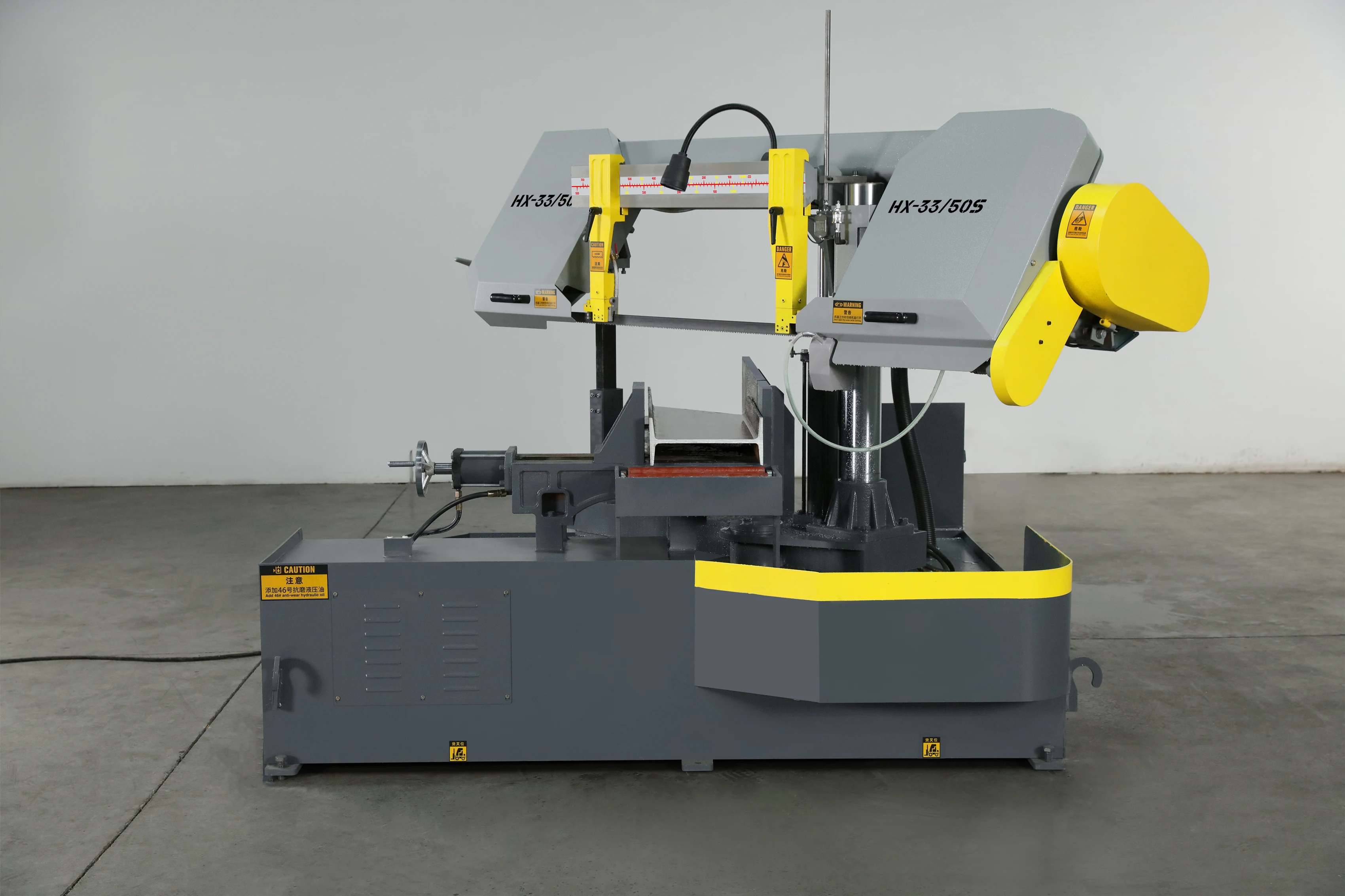 Band Saw Machine Rotate Band Loginfly Semi-automatic Angle Cutting Metal for Metal Hot Product 2019 Provided Hydraulic Saw Motor