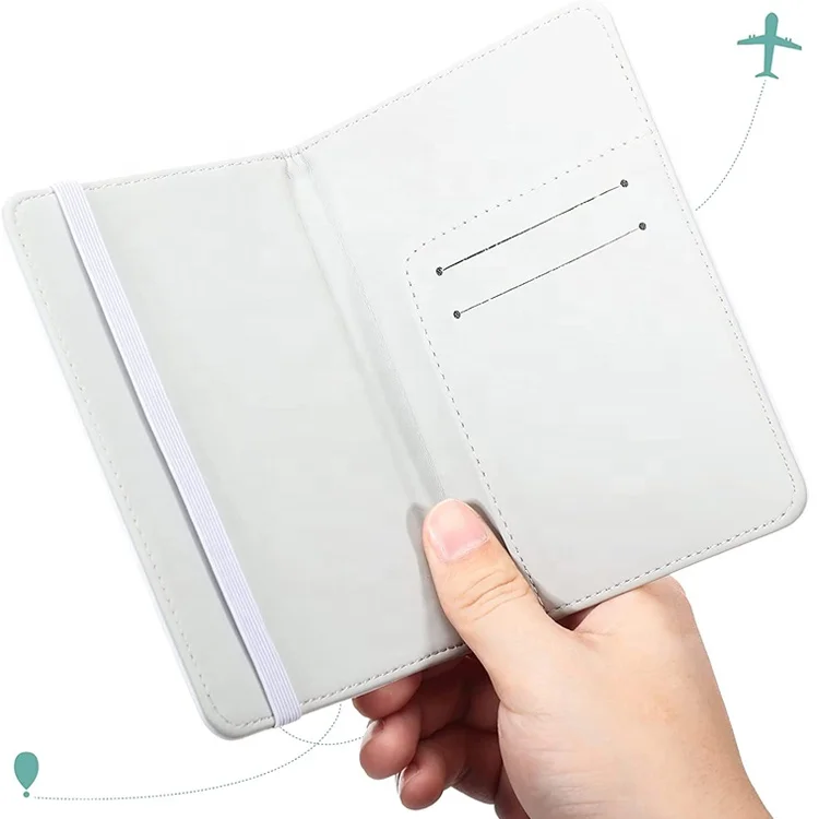 5pcs/lot Blank Sublimation Passport Cover Hot Transfer Printing Leather Passport Case Blank Consumables DIY