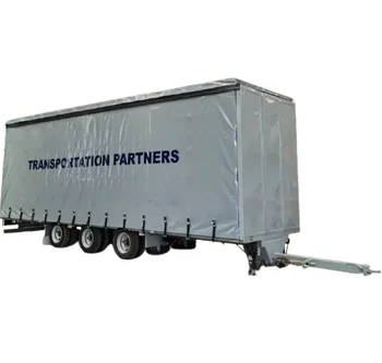 Factory Price Drawbar Dolly Hydraulic Tipper Tipping Dump Fence Full Trailer Flatbed Light Side Wall Farm Cargo