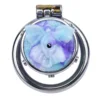 round ring cage +blue butterfly