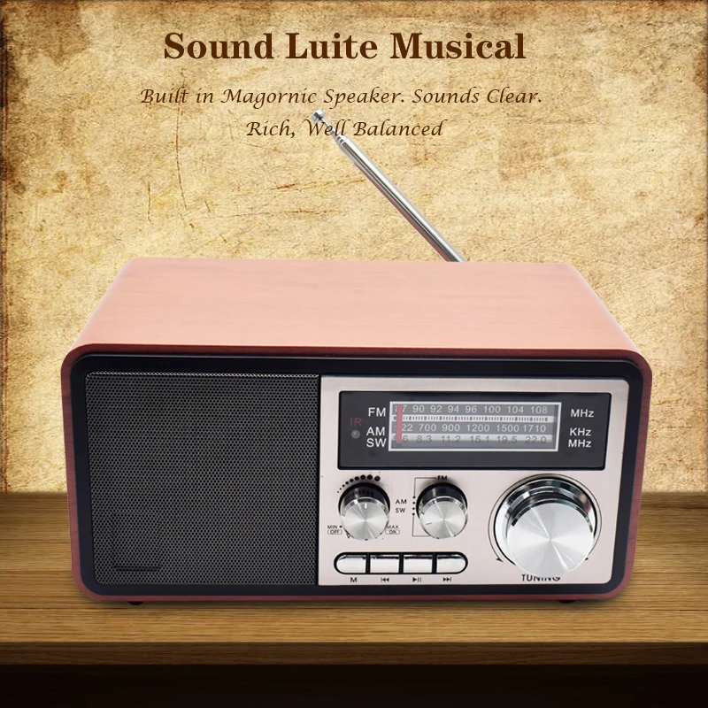 High Quality Multi Vintage Radio with Remote Control 1200MAH 18650 ...
