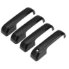 4 piezas de fibra de carbono