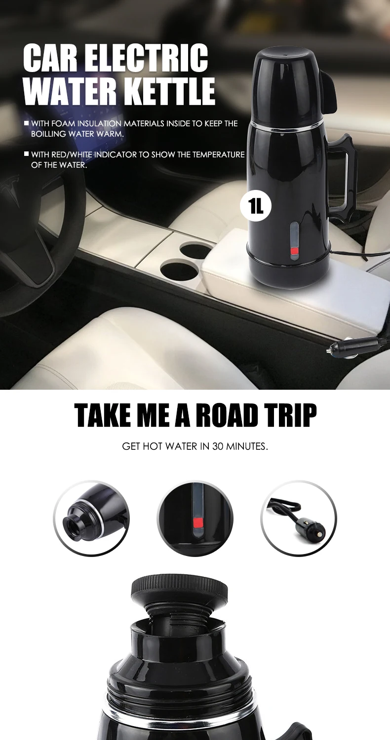 12v 24v Car Electric Water Kettle Buy 12v Car Electric Kettle,Car