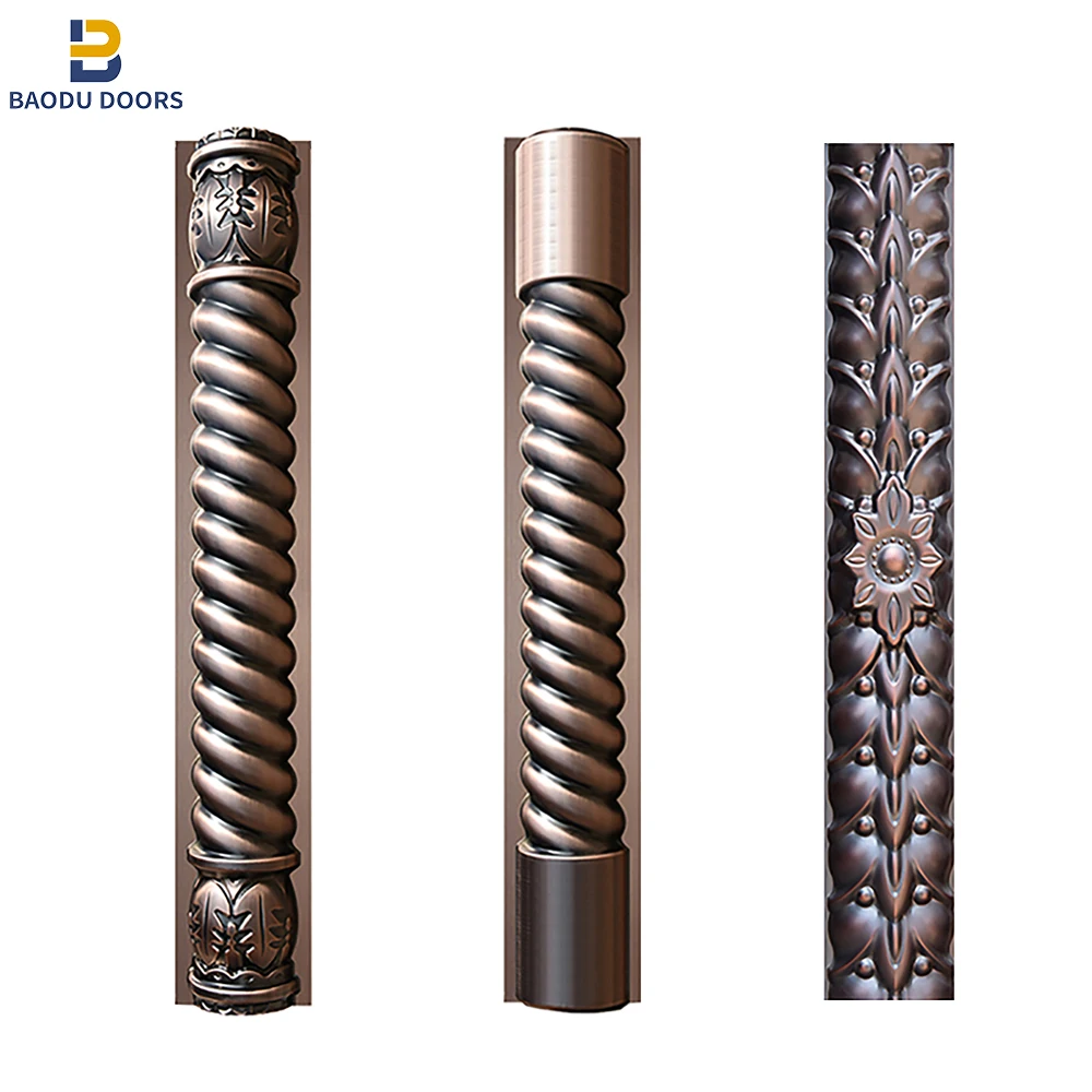 Decorative Wrought Iron Roman Corinthian Columns Goalpost for