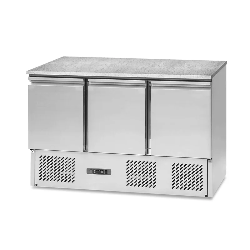 Linkrich High Quality Cooling Chiller Single Temperature Style Freezer Refrigerator for Bars Salads for Hotels and Restaurants