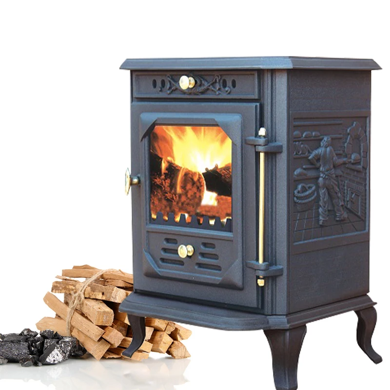 Factory Direct Fireplaces Cook Stoves Cast Iron Log Burner Wood Burning Oven