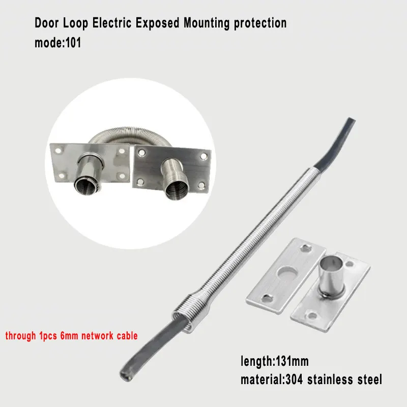 VIANS Small Size Electric Exposed Mounting Protection Wire Pipe Tube Cable Crossing Device Power Transfer short Door Loops