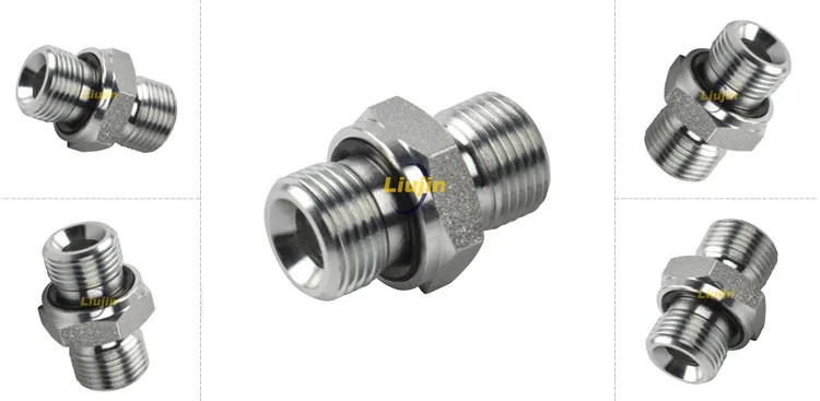 1B-06WD hydraulic adapter fitting steel hydraulic adapter bsp