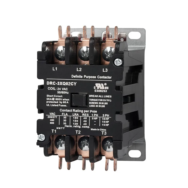 OEM 30A 3 Pole DP Contactor 24V 110V 220V 230V Air Conditioning ...