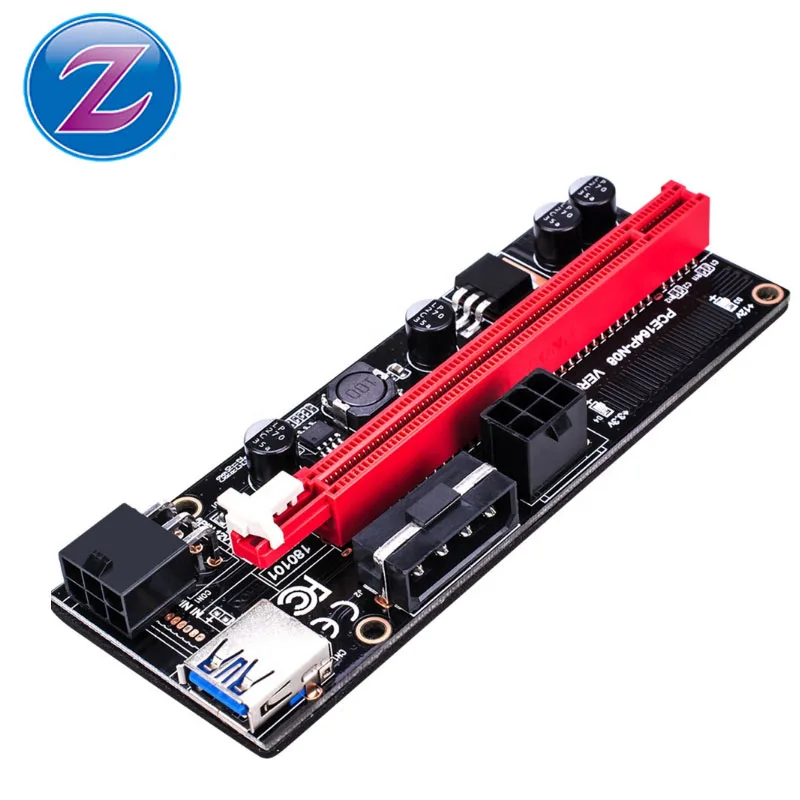 Заводская Прямая поставка VER 009S PCI-E Райзер 1X до 16X USB 3,0 удлинитель GPU для переходной карты