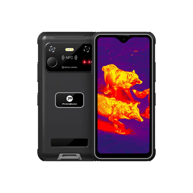 2024 New Mini Rugged Phone 8+128GB Android 14 Thermal Imaging Night  Vision Smart Phone Mobile Rugged Phones