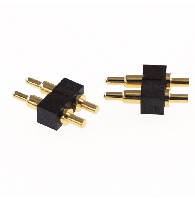 Gold Plated Spring Loaded Thimble Pogo Pin 7.5mm Long Pin Male Spring Pogopin Header Target Connector Through Hold PCB