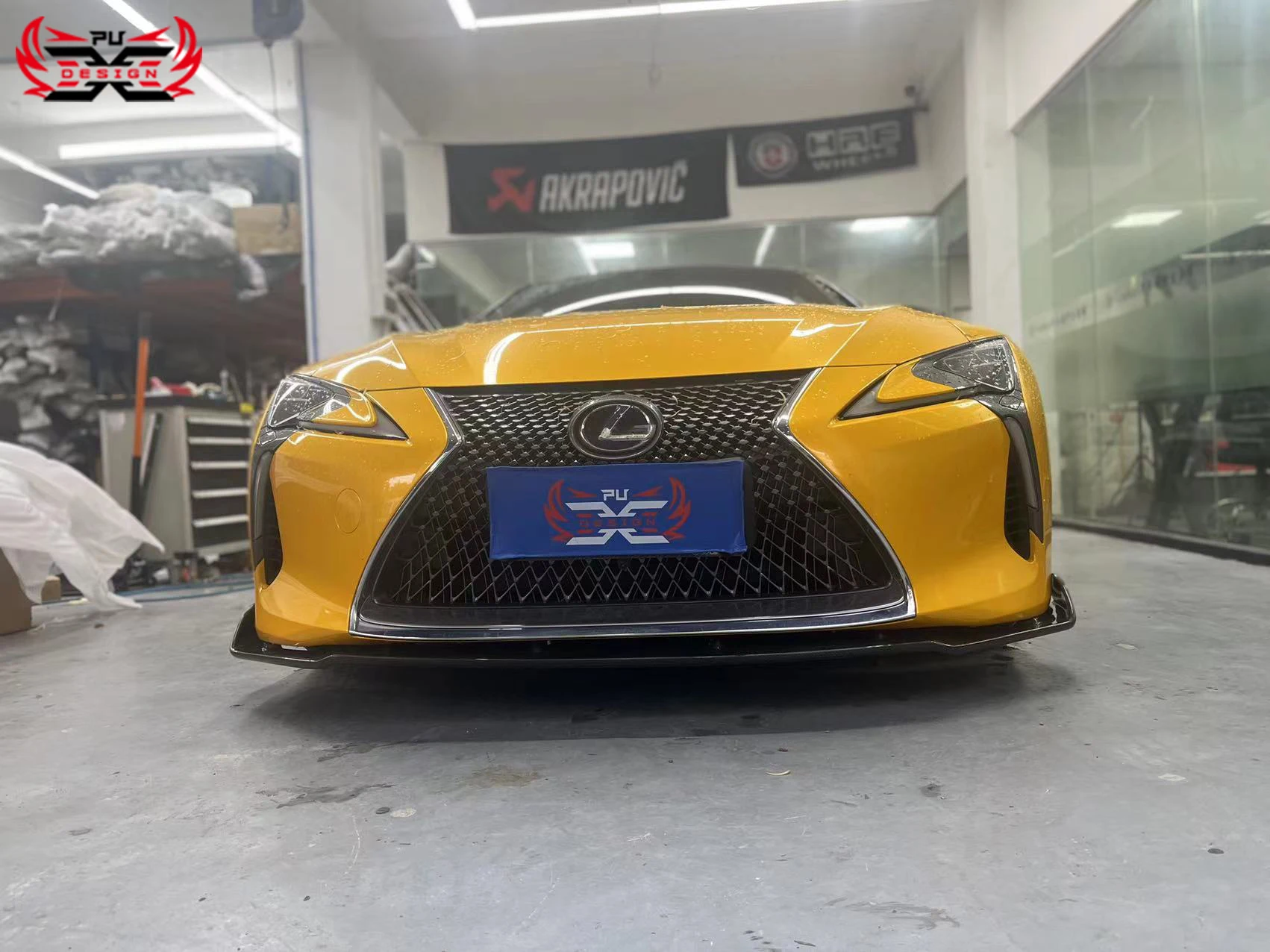 High Quality Carbon Fiber Front Bumper Lip For Lexus Lc500 Lc500h Front ...