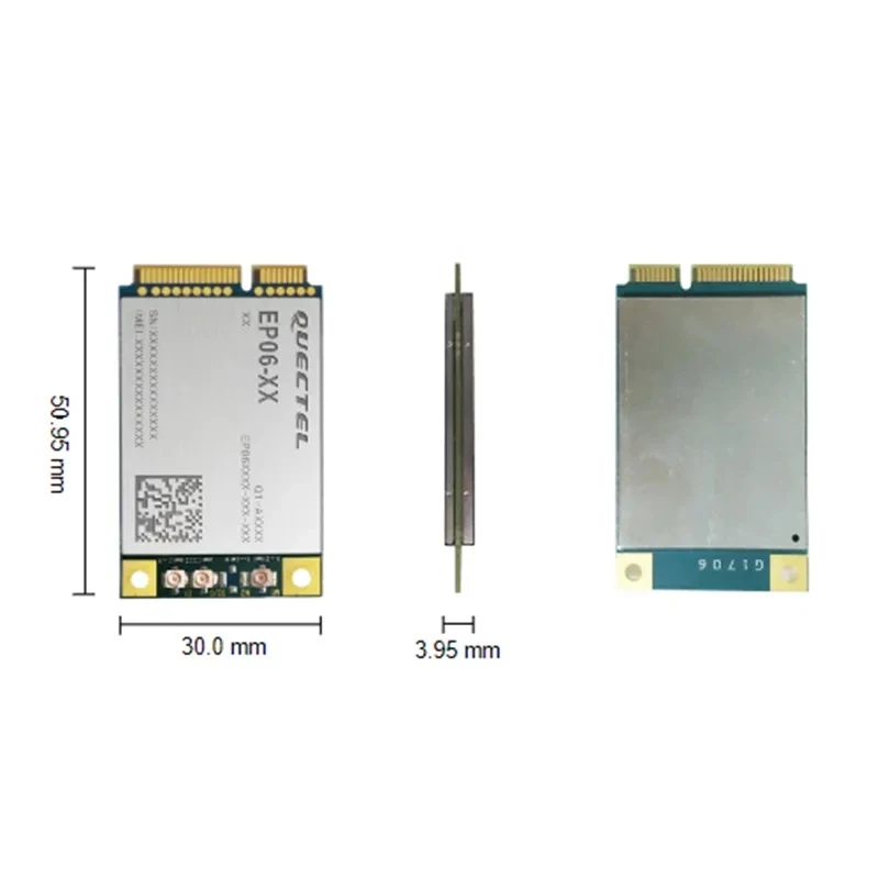 Quectel EP06-E IoT/M2M-optimized LTE-A Cat 6 мини PCIe модуль 4G для Ближнего Востока и Африки/Азиатско-Тихоокеанском