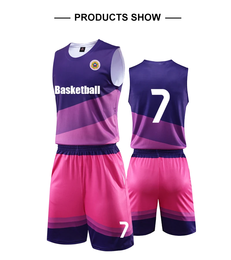 High Quality Sublimated Women Pink Reverse Basketball Jersey