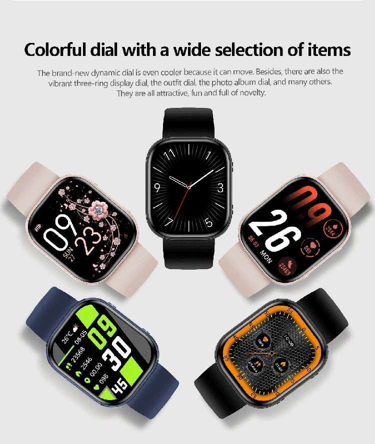 Smartwatch Ip68 Mit Herzfrequenzmessung Und Fitness Tracker_voghion.com