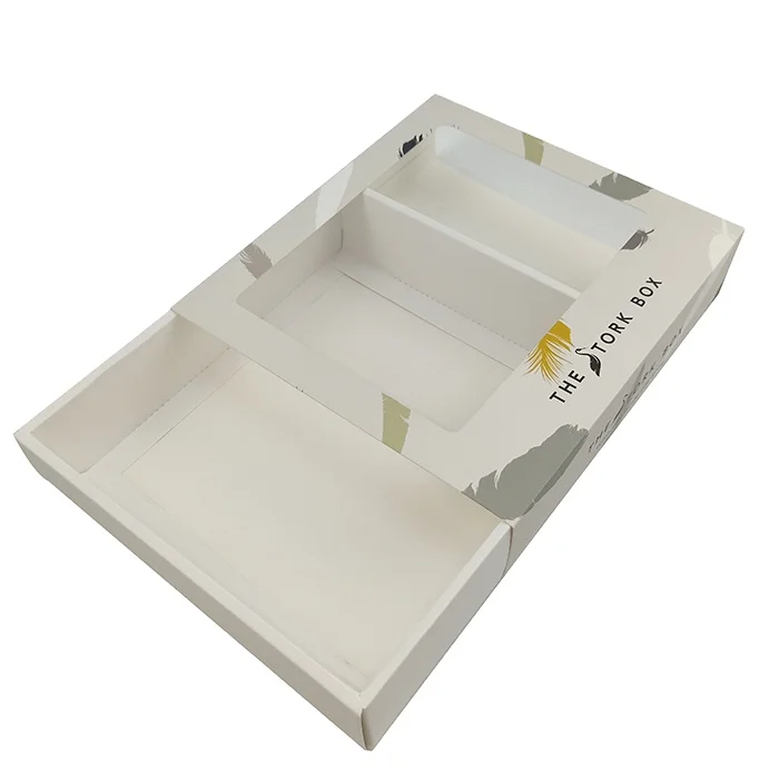 SENCAI New Design Custom Printed Baby Blanket Packaging Gift Paper Boxes with PVC Window