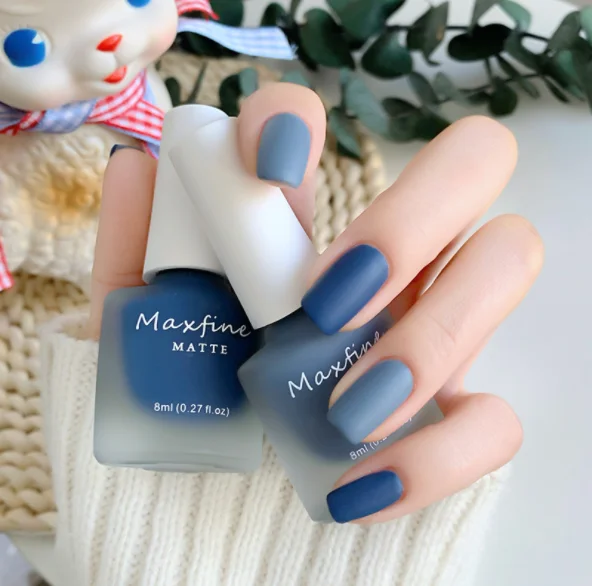 Индивидуальная этикетка, бутылка матового лака для ногтей, органический экологически чистый легко отслаиваемый и Быстросохнущий лак для ногтей на водной основе