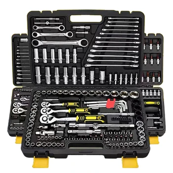 Car Repair Tool Box Spanner Chrome Vanadium Hand Tools And Ratchet wrench socket set