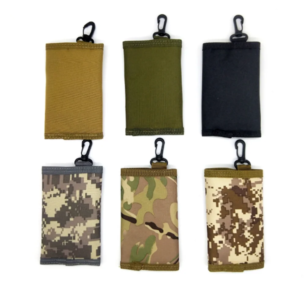 Tactical Tri-Fold Wallet ID Heavy Duty Commando Camouflage 