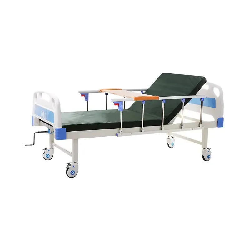 Wholesale Manual Double Function Medical Bed Metal Double Crank Home Chinese Hospital Nursing Bed