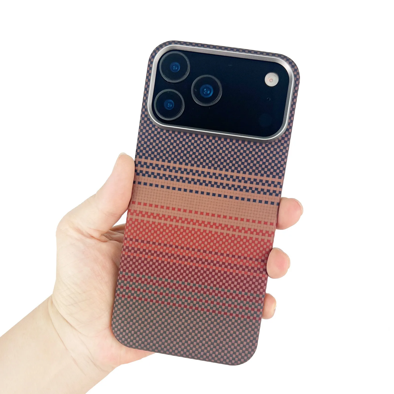 product laudtec carbon fiber phone cases magnetic charging luxury simple business back cover for iphone 17 air 16 15 pro max sjk1091-4