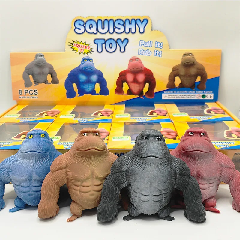 Anti Stress TPR Squishy Monkey Toys Fun Relief