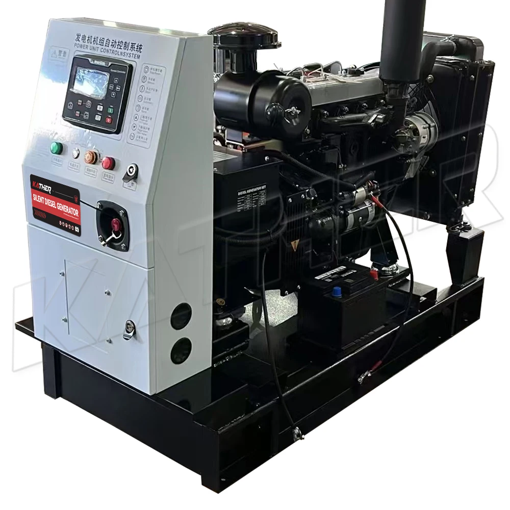 KATHER Elektrický Generátor 3 Fázové Dieselové Generátory 10kw 12kw 15kw 20kw 30kw 50kw 80kw 100kw 4/6 Válcový Tichý Dieselový Generátor