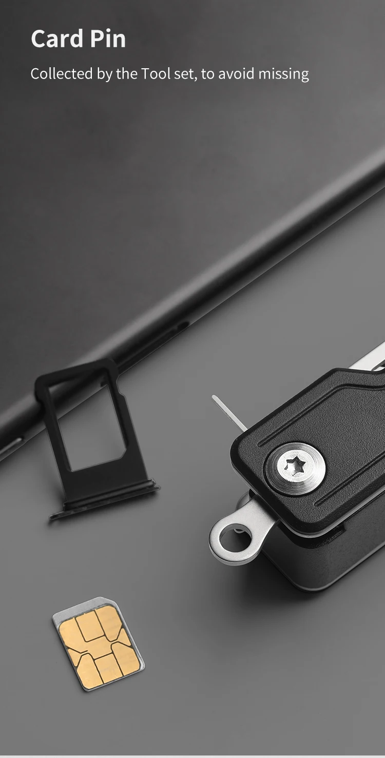 NexTool New Product Full Locking System High Quality Portable Mini Multi Functional Keychain Knife with Phone Holder