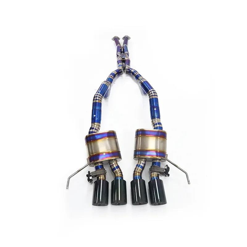 Titanium Exhaust For Chevrolet Corvette C7 Stingray / Z51 / Z06 / ZR1 6.2L 2014-2019 X-Pipe Valved