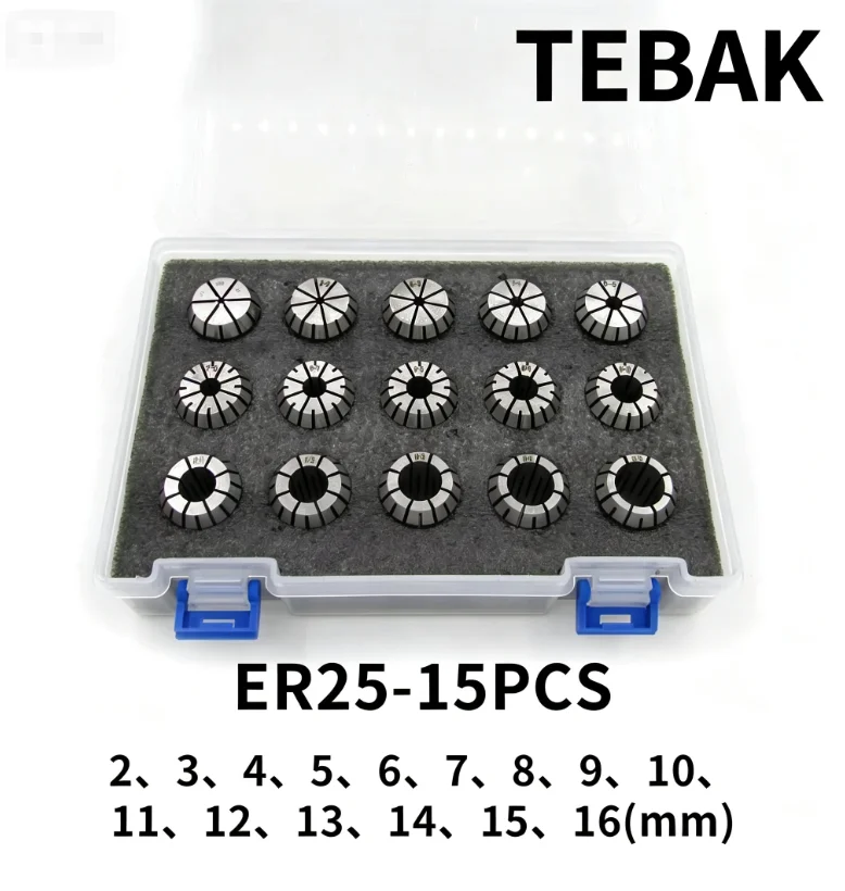 TEBAK Custom ER11 Collets Lathe Manual/Electric Clamping ODM/OEM Customizable Quantity Precision Machining Industrial CN