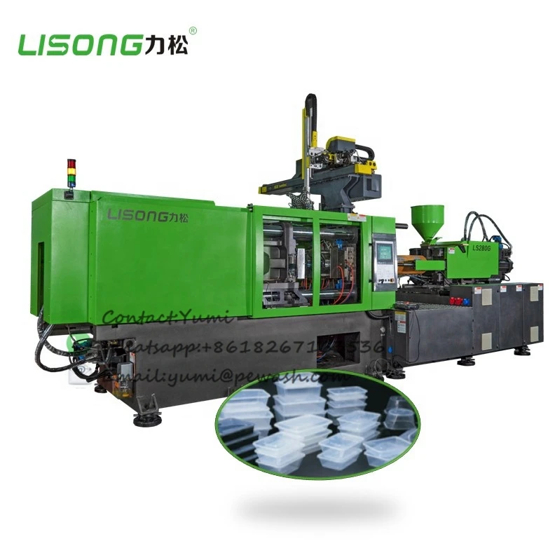 LISONG High Speed Horizontal Injection Molding Machine Plastic Fruit Crate Moulding Making Machine