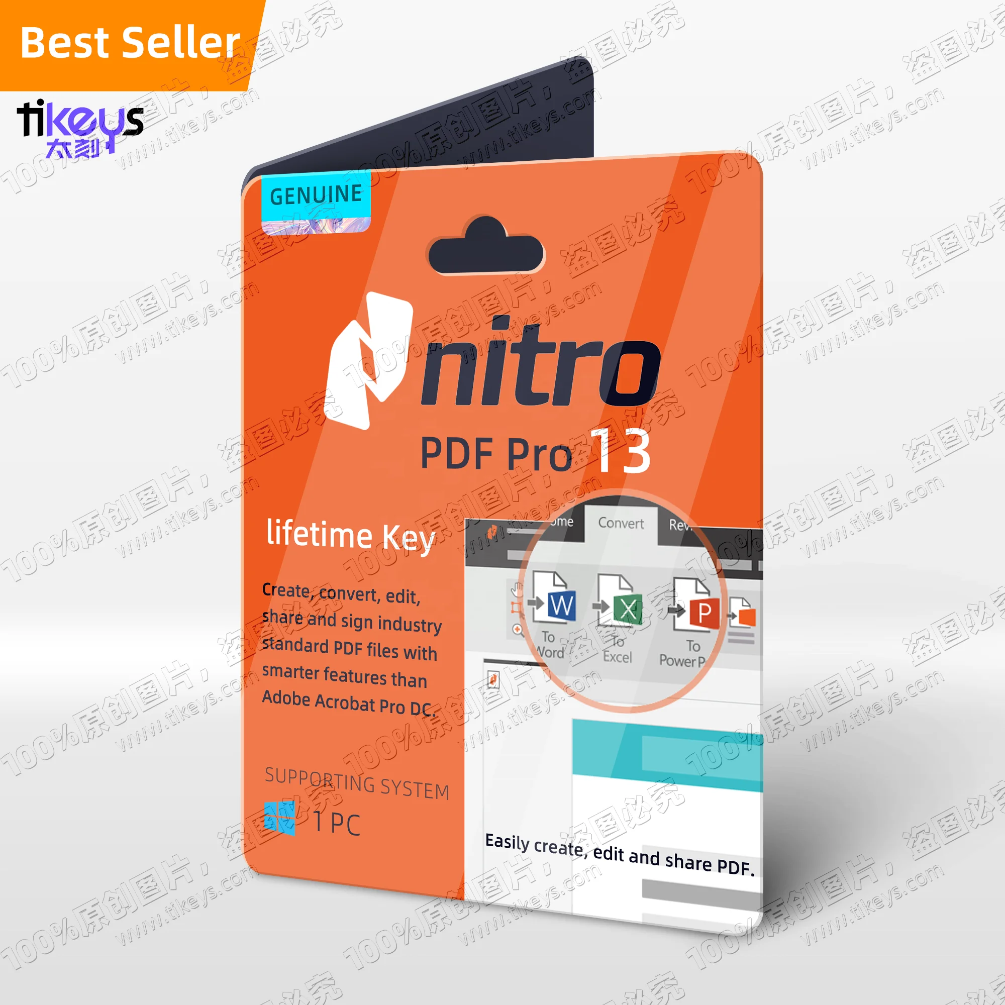 24/7 Online Nitro PDF Pro 13 Official Genuine Original License Key