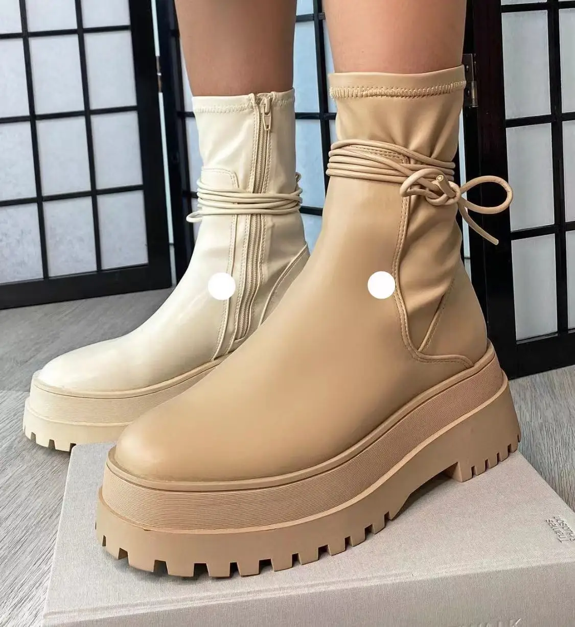 chunky sole womens boots