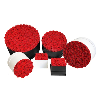 San Valentin Wedding Christmas Decoration Gifts Sets Items Preserved Eternal Forever Everlasting Flower Rose Box