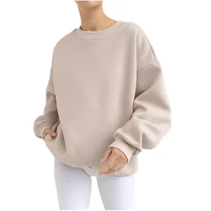 Custom Unisex Oversize Sweatshirt DIY Logo Pattern FOG Color Terry Hoodies Custom Heavyweight Crewneck  Hoodies & Sweatshirts