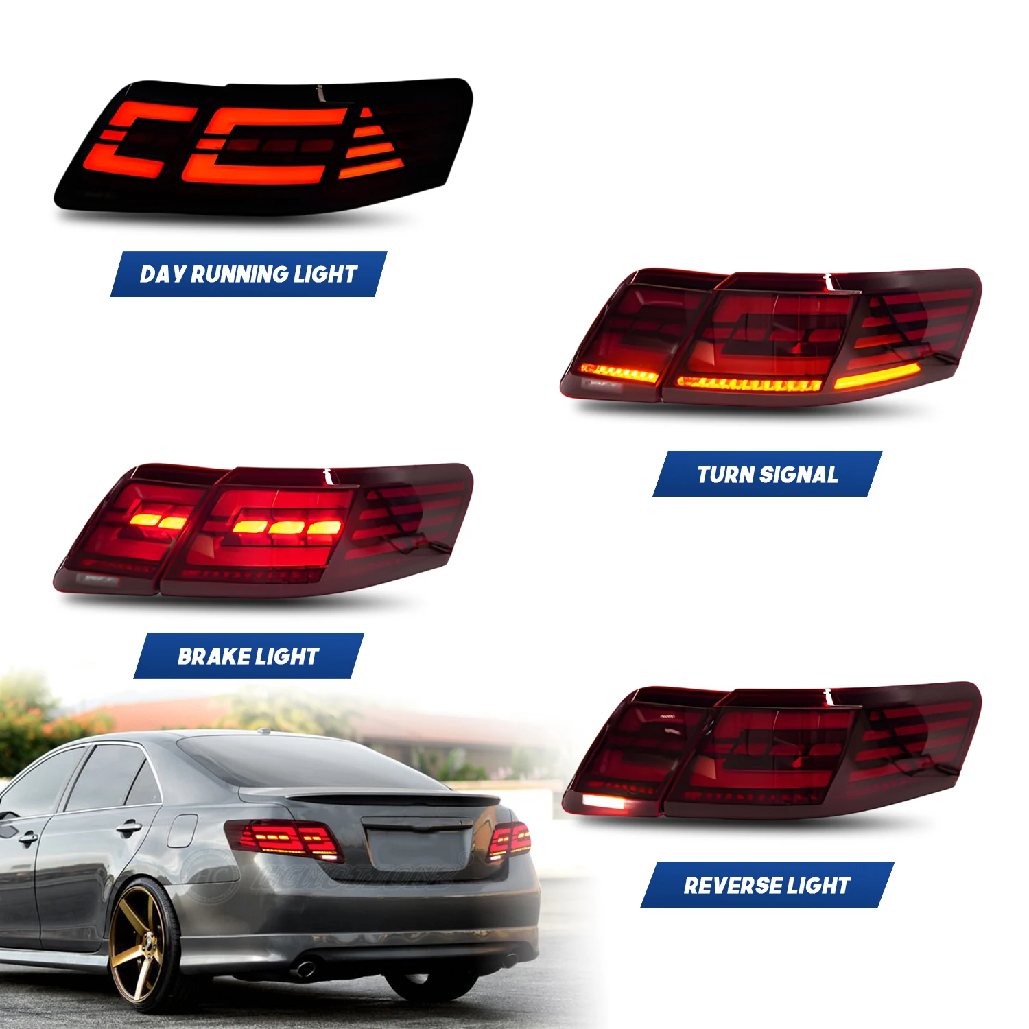 RH Outer Tail Light Assembly – For Toyota Camry CV40 2009-2011 (4-Door Sedan, Right)