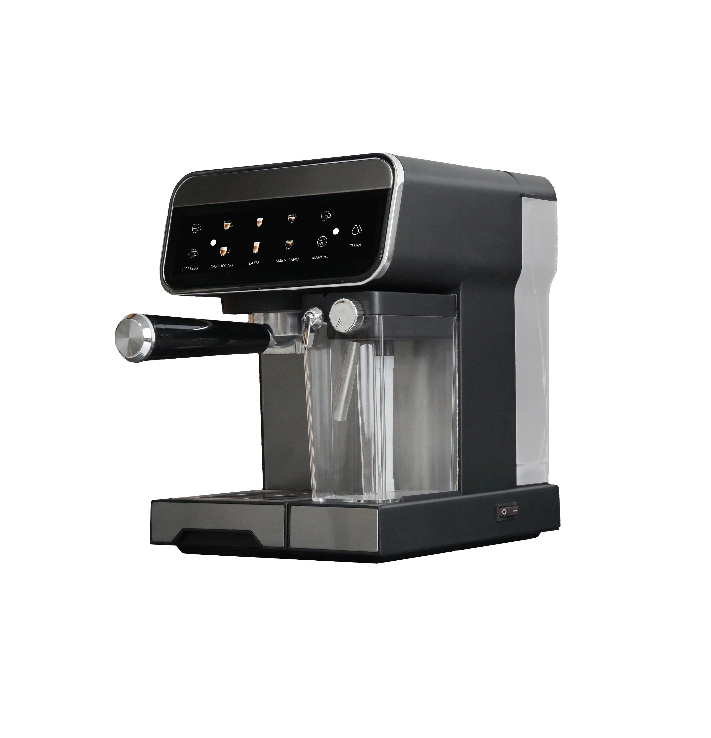 19 Bar Semi Automatic Espresso Coffee Machine Thermoblock Heating System With IMD Touch Panel