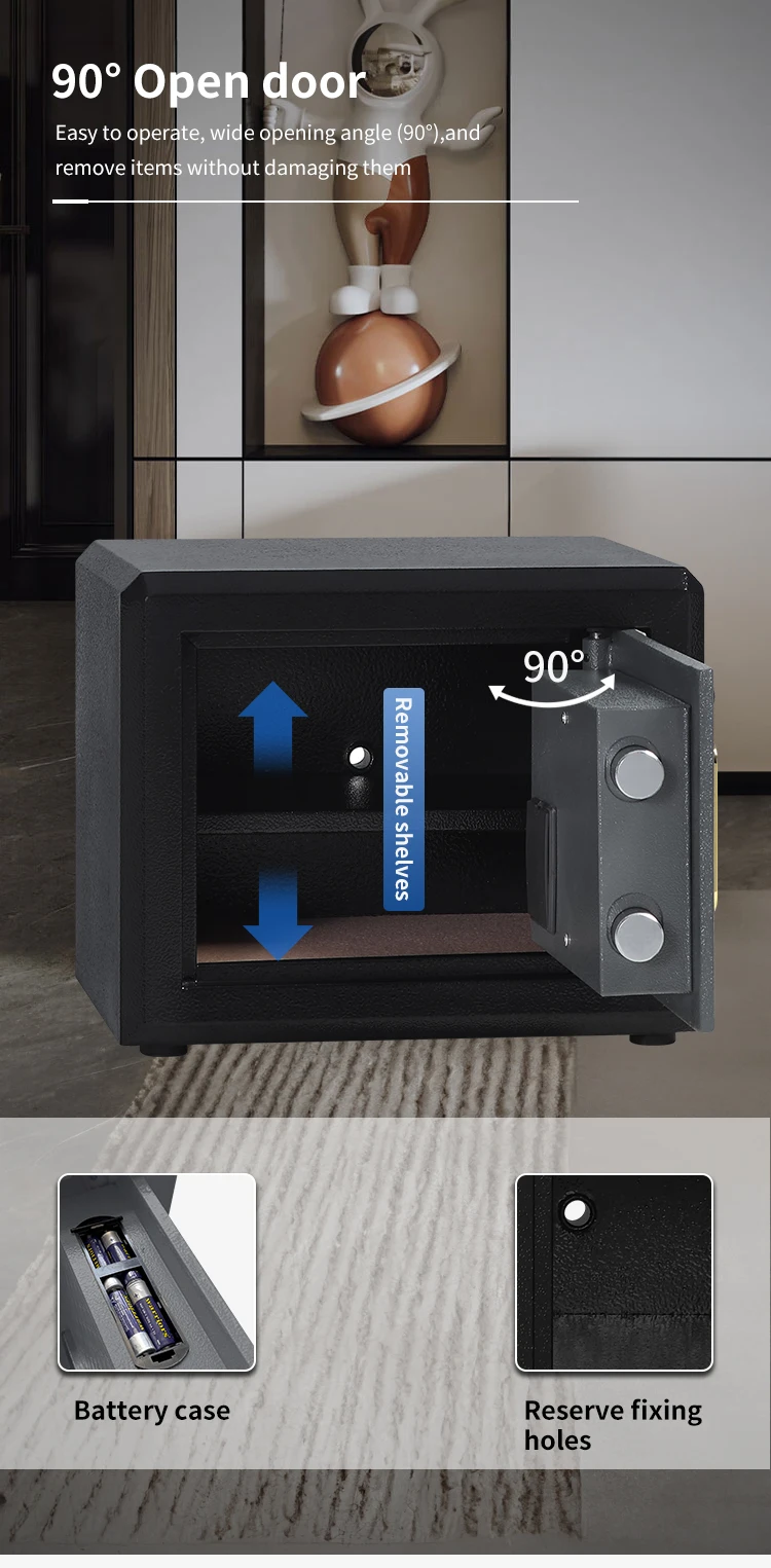 CEQSAFE American Small Size Digital Keypad Safety Fireproof Resistant Safe Box supplier