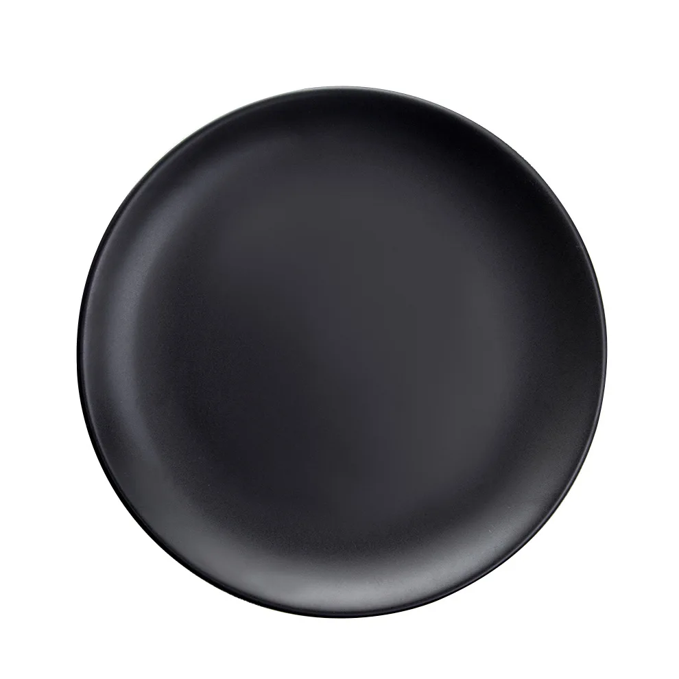 black square ceramic plates