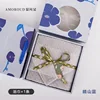 Qingshan blue single bath towel