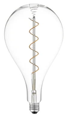 PS160 Dimmable Vintage Giant Led Light Bulb for Decoration Dimmable Spiral Filament Clear Amber smoky glass LED bulb